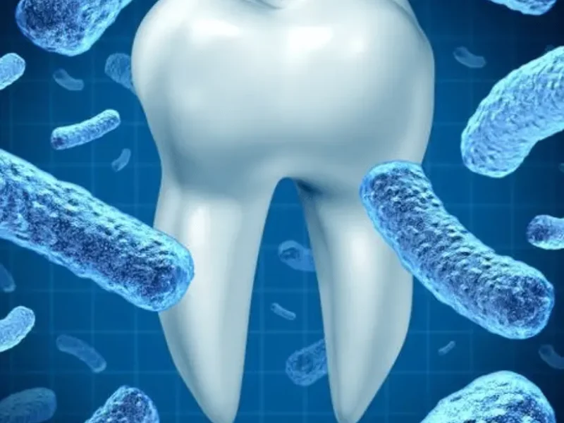 Tooth graphic showing oral pathology