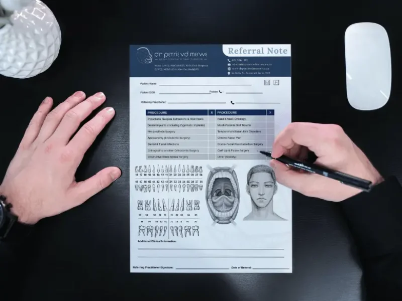Example of referral form